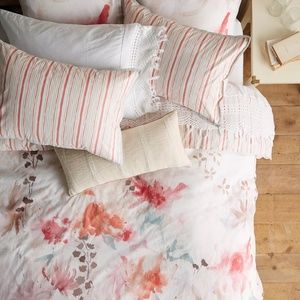 Anthropologie Floral Lelie Twin Duvet Cover A706
